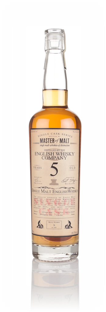 English Whisky Co. 5 Year Old 2010 - Single Cask (Master of Malt) 70cl product image