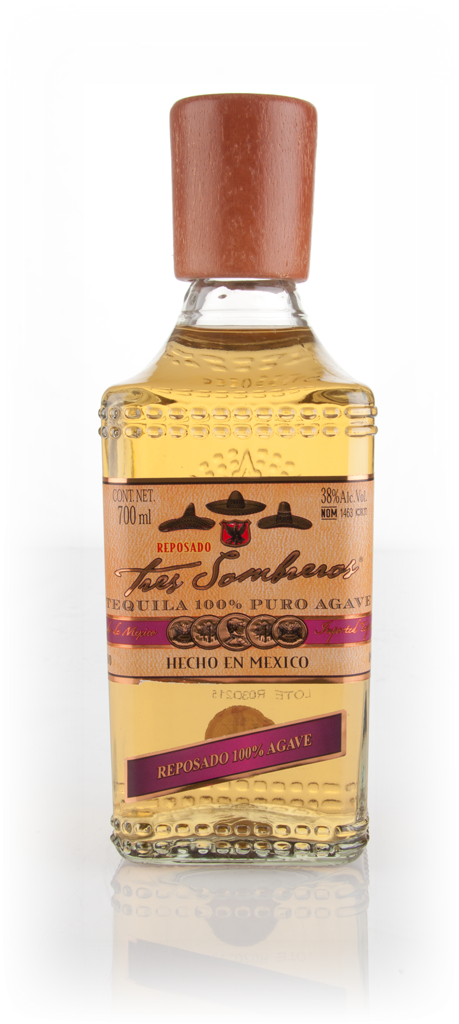 Tres Sombreros Reposado 70cl product image