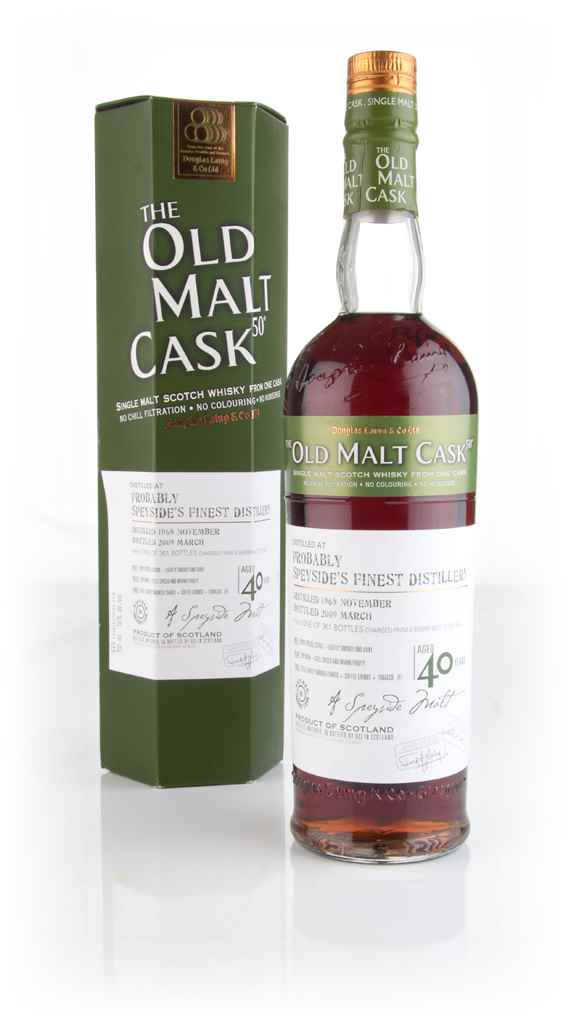 Probably Speyside's Finest Distillery 40 Year Old 1968 (cask 5047) - Old Malt Cask (Douglas Laing) 70cl product image