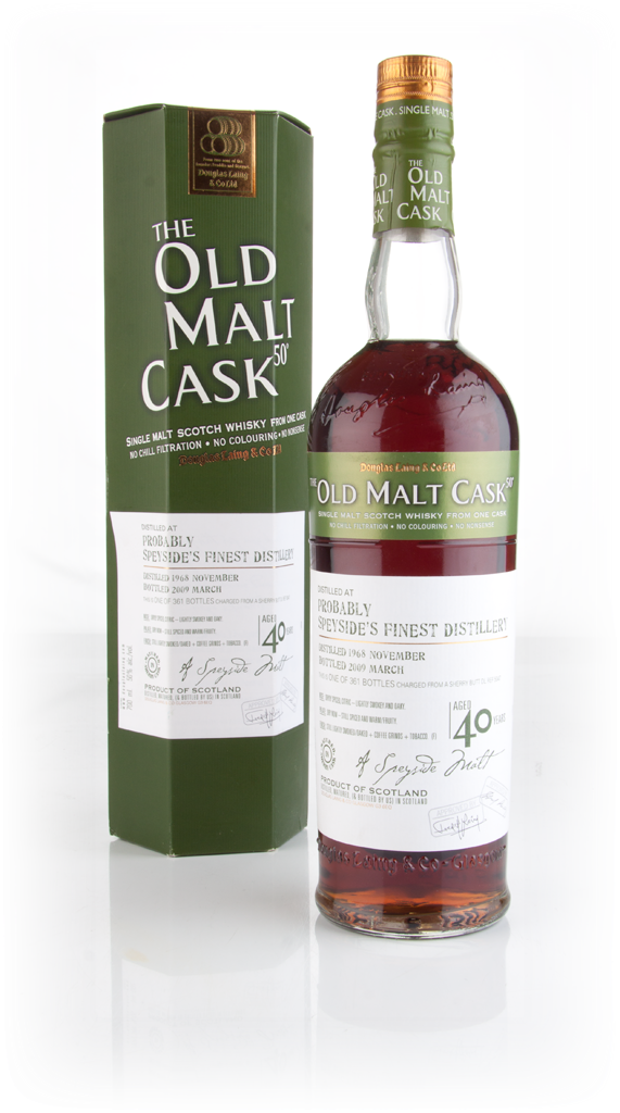 Probably Speyside's Finest Distillery 40 Year Old 1968 (cask 5047) - Old Malt Cask (Douglas Laing) 70cl product image