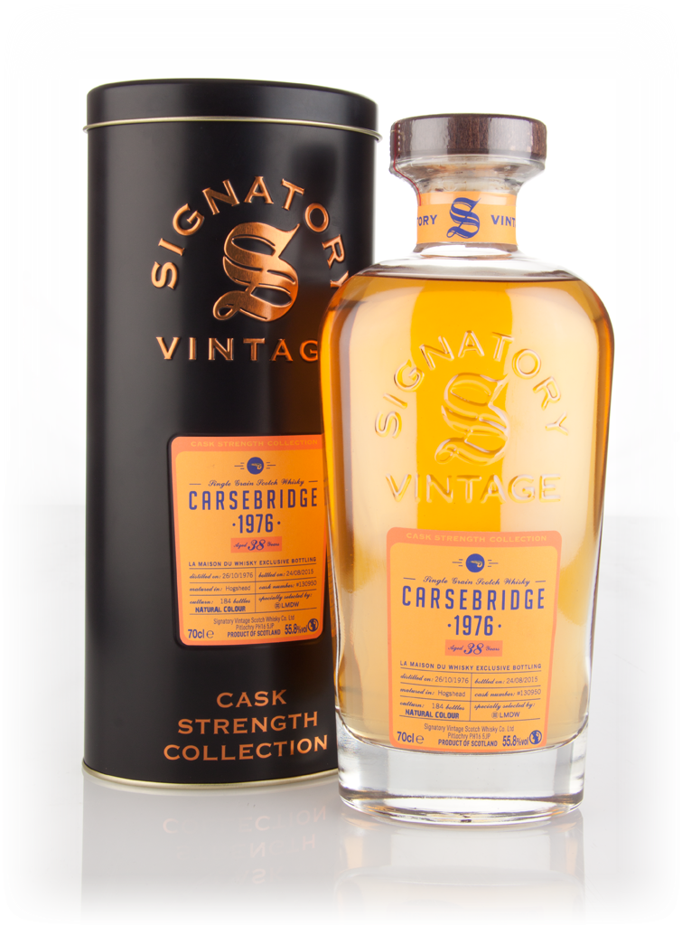 Carsebridge 38 Year Old 1976 (cask 130950) - Cask Strength Collection (Signatory) 70cl product image