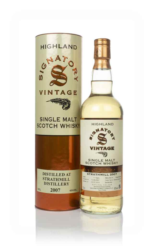 Strathmill 11 Year Old 2007 (casks 805458 & 805459) - Signatory 70cl product image