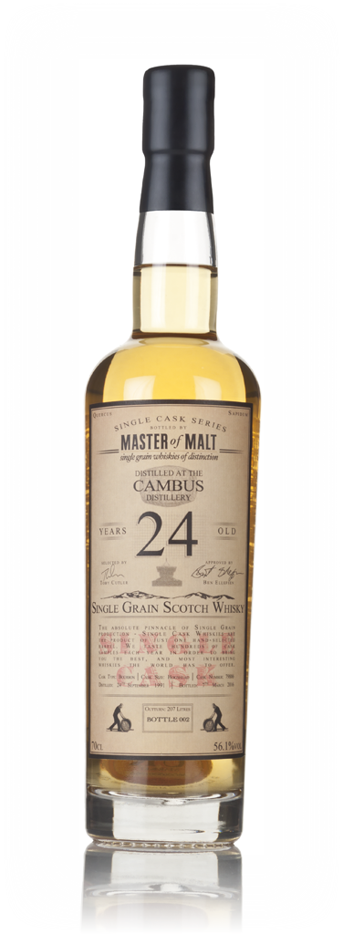 Cambus 24 Year Old 1991 - Single Cask (Master of Malt) 70cl product image