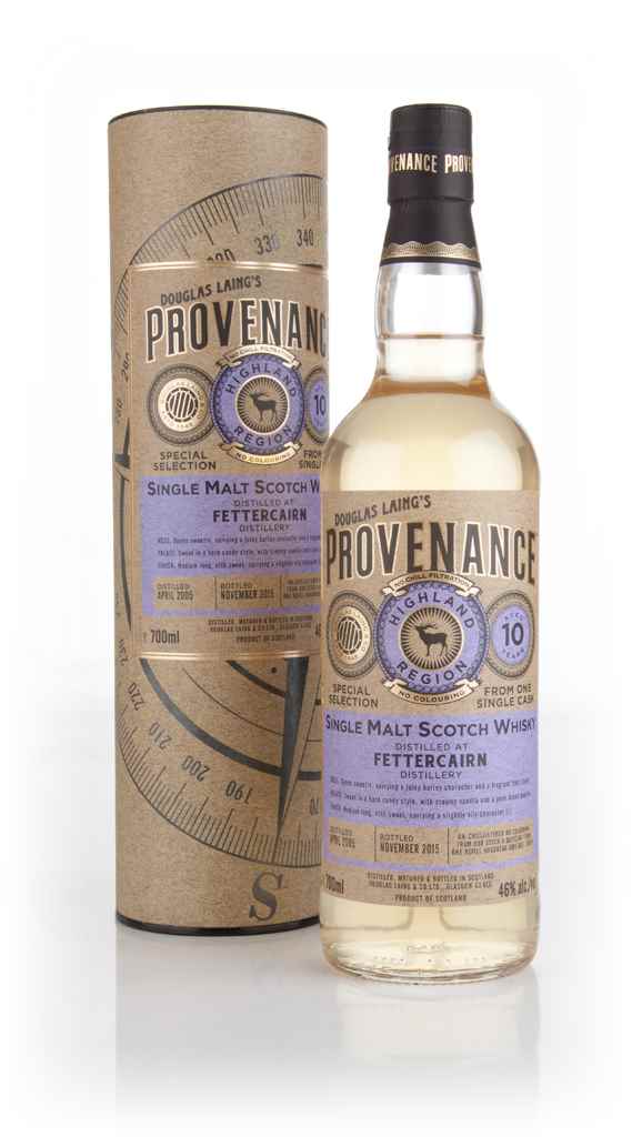 Fettercairn 10 Year Old 2005 (cask 10958) - Provenance (Douglas Laing) 70cl product image