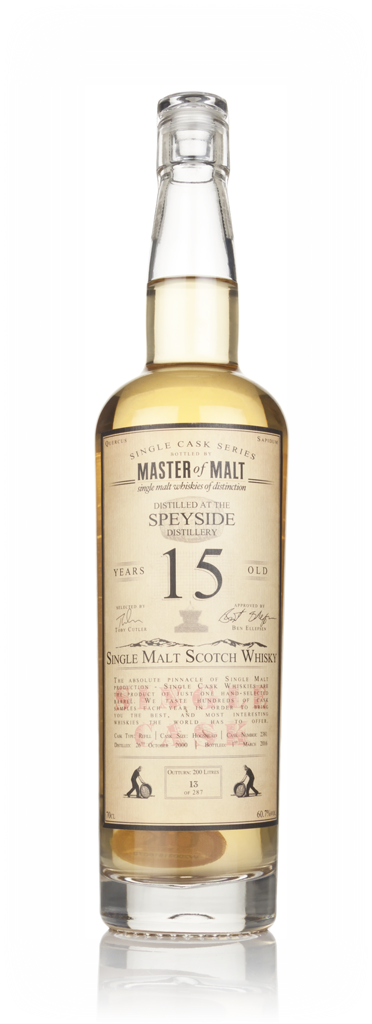 Speyside 15 Year Old 2000 - Single Cask (Master of Malt) 70cl product image