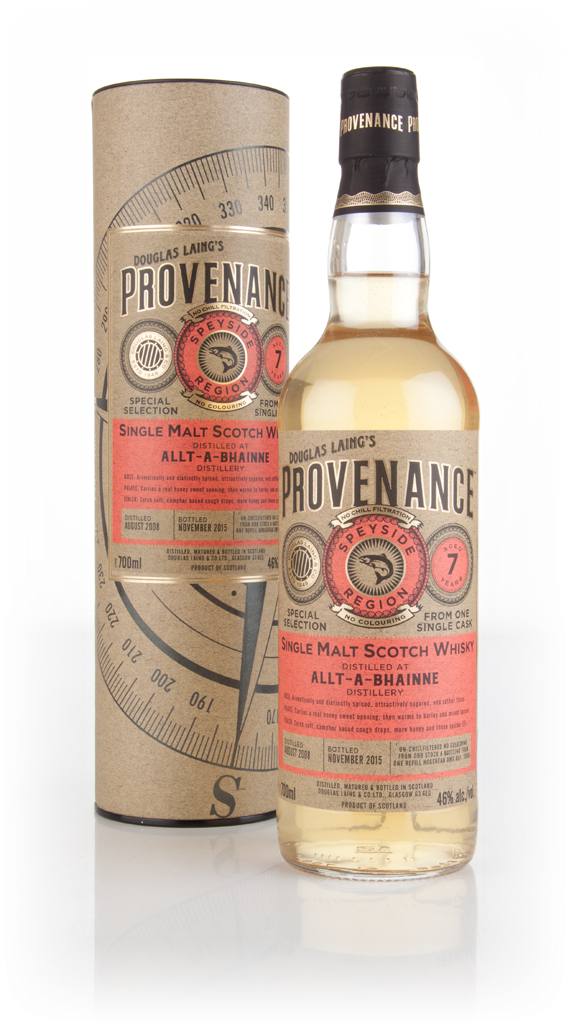 Allt-á-Bhainne 7 Year Old 2008 (cask 10985) - Provenance (Douglas Laing) 70cl product image
