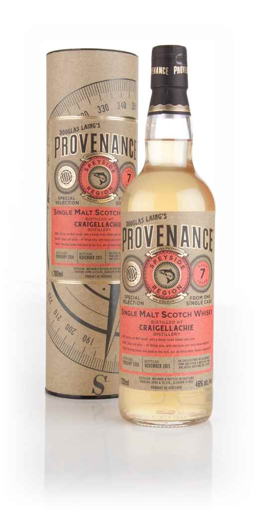 Craigellachie 7 Year Old 2008 (cask 10995) - Provenance (Douglas Laing) 70cl product image