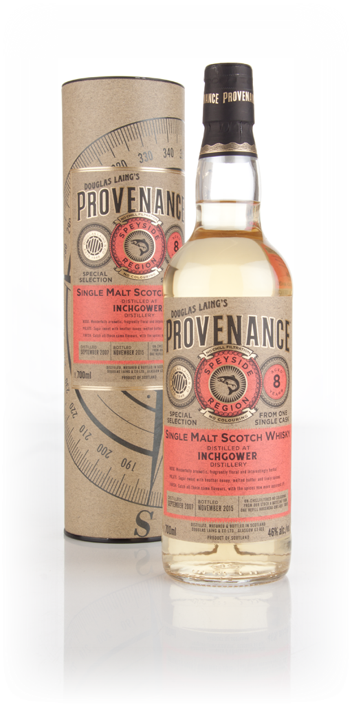 Inchgower 8 Year Old 2007 (cask 10992) - Provenance (Douglas Laing) 70cl product image