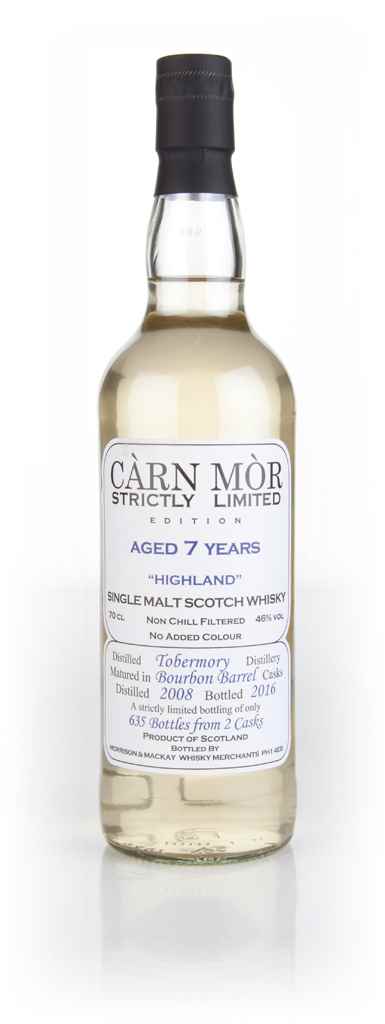 Tobermory 7 Year Old 2008 - Strictly Limited (Càrn Mòr) 70cl product image