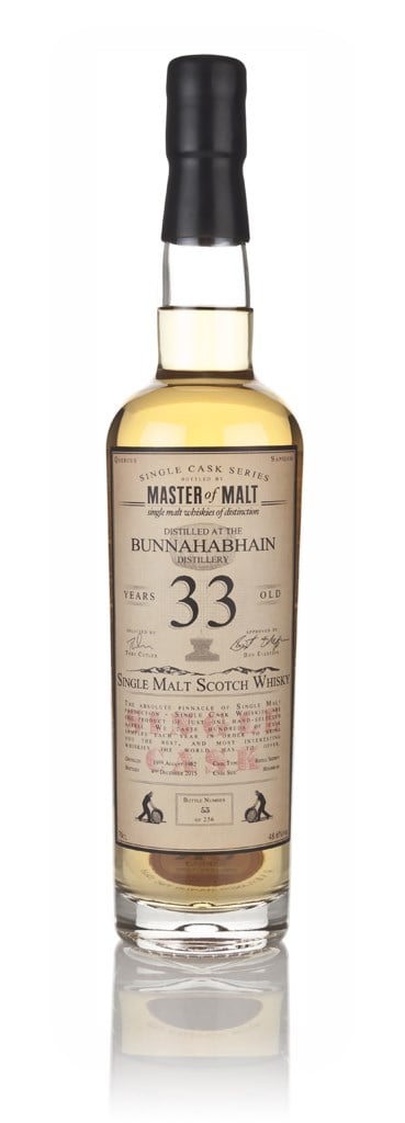 Bunnahabhain 33 Year Old 1982 - Single Cask (Master of Malt) 70cl product image