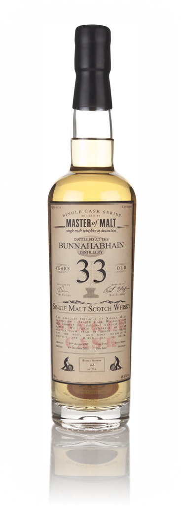 Bunnahabhain 33 Year Old 1982 - Single Cask (Master of Malt) 70cl product image