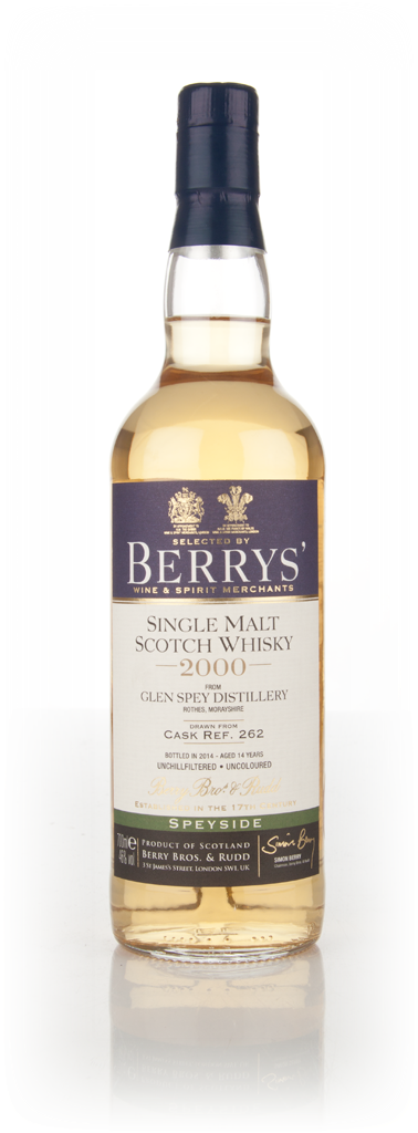 Glen Spey 14 Year Old 2000 (cask 262) (Berry Bros. & Rudd) 70cl product image