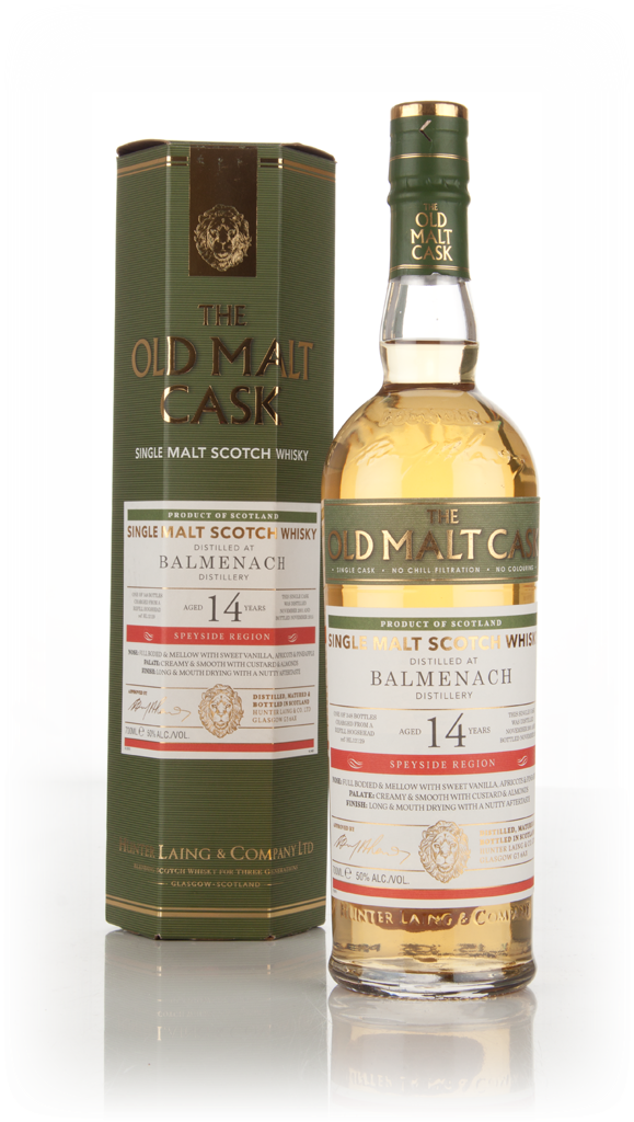 Balmenach 14 Year Old 2001 (cask 12129) - The Old Malt Cask (Hunter Laing) 70cl product image