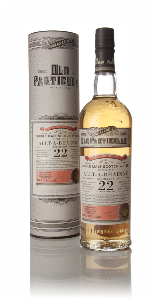 Allt-á-Bhainne 22 Year Old 1993 (cask 10991) - Old Particular (Douglas Laing) 70cl product image