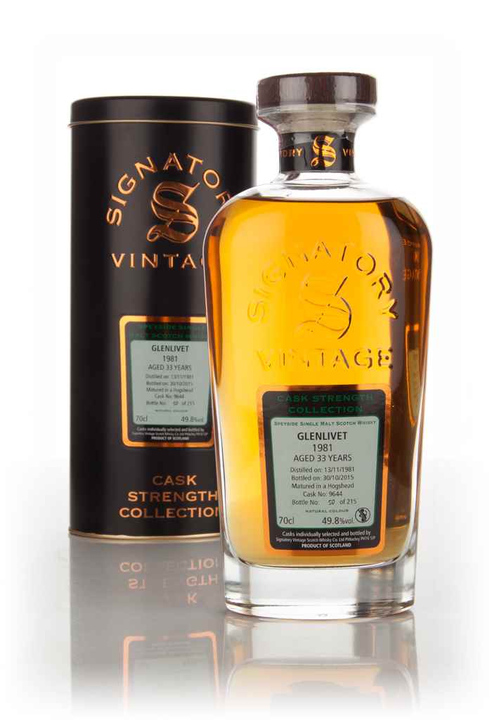 Glenlivet 33 Year Old 1981 (cask 9644) - Cask Strength Collection (Signatory) 70cl product image