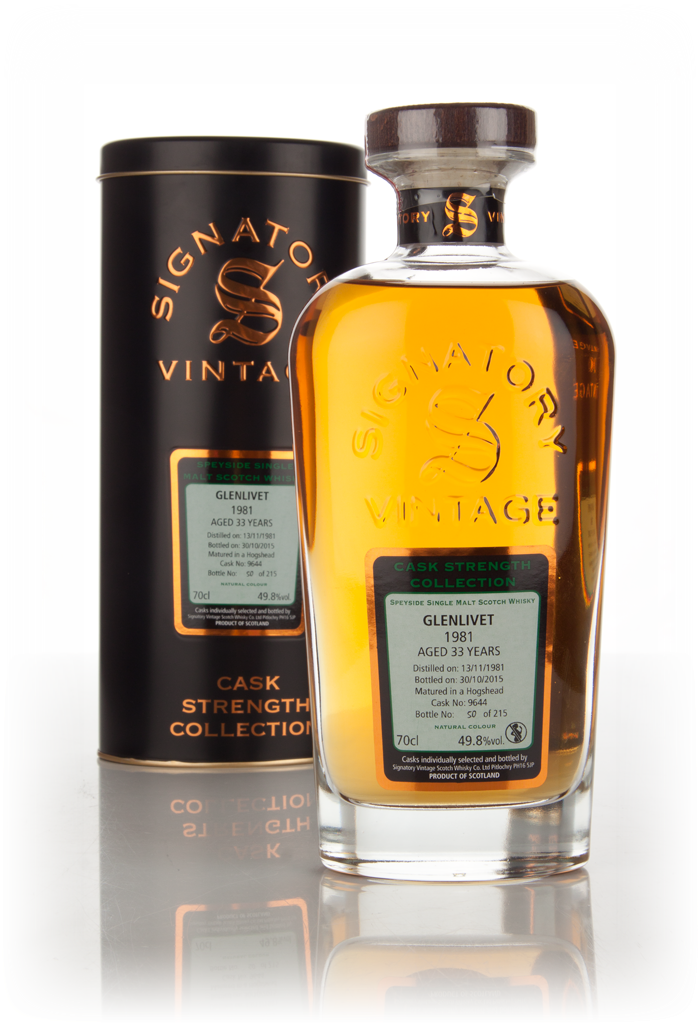 Glenlivet 33 Year Old 1981 (cask 9644) - Cask Strength Collection (Signatory) 70cl product image
