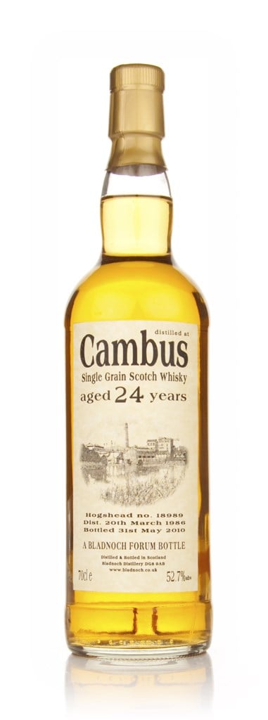 Cambus 24 Year Old 1986 (cask 18989) (Bladnoch) 70cl product image
