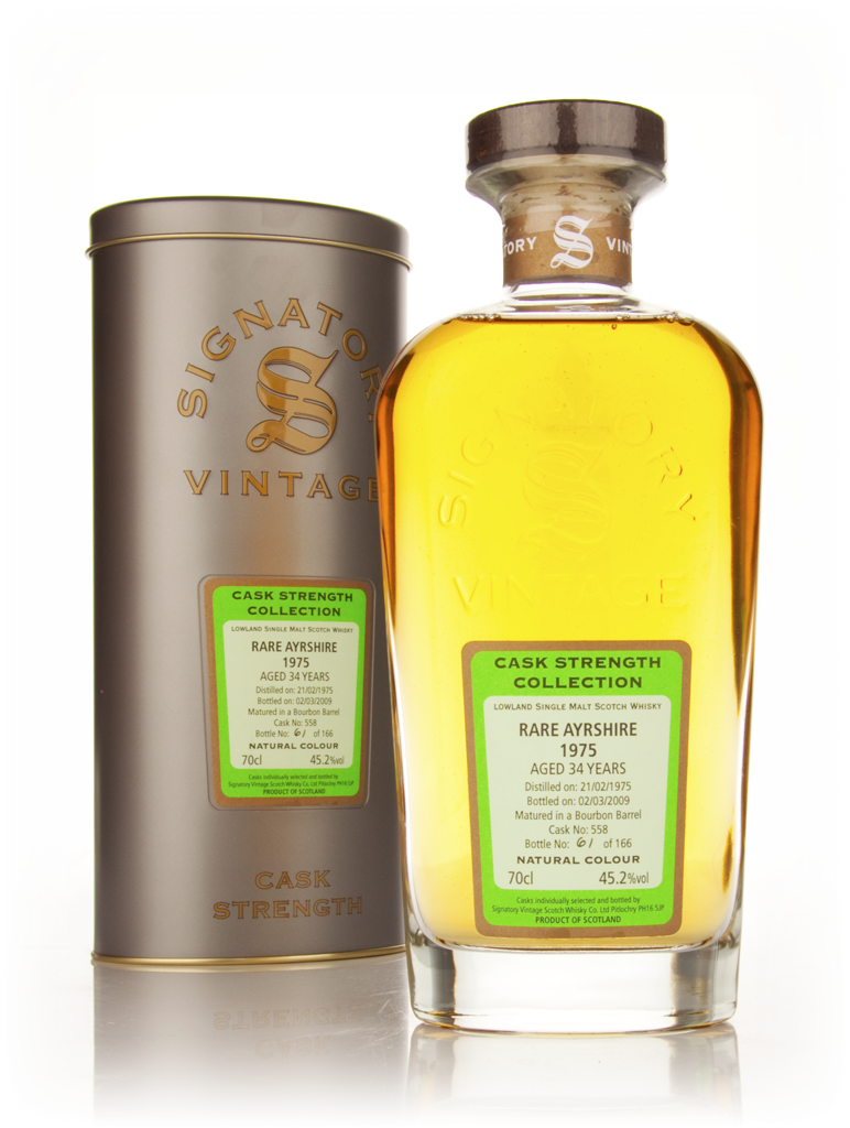 Rare Ayrshire (Ladyburn) 34 Year Old 1975 (cask 558) - Cask Strength Collection (Signatory) 70cl product image