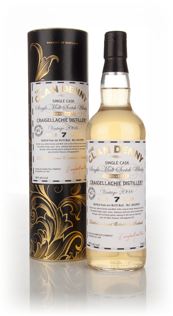 Craigellachie 7 Year Old 2008 (cask 10995) - The Clan Denny (Douglas Laing) 70cl product image