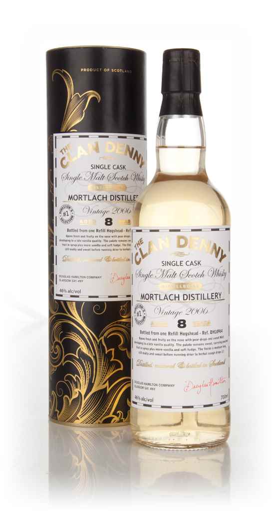 Mortlach 8 Year Old 2006 (cask 10964) - The Clan Denny (Douglas Laing) 70cl product image