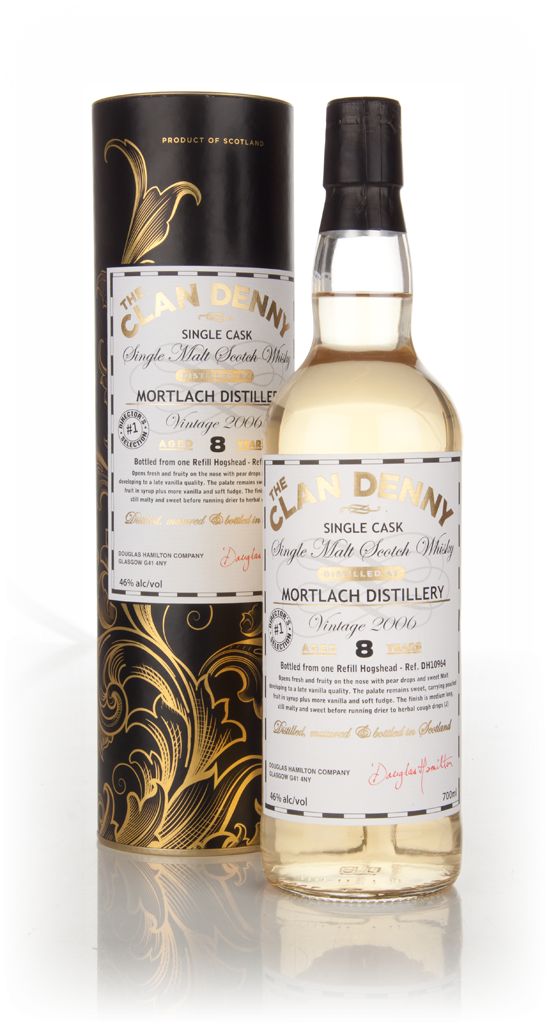 Mortlach 8 Year Old 2006 (cask 10964) - The Clan Denny (Douglas Laing) 70cl product image