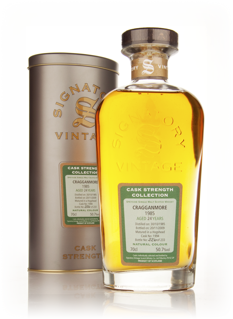 Cragganmore 24 Year Old 1985 - Cask Strength Collection (Signatory) 70cl product image