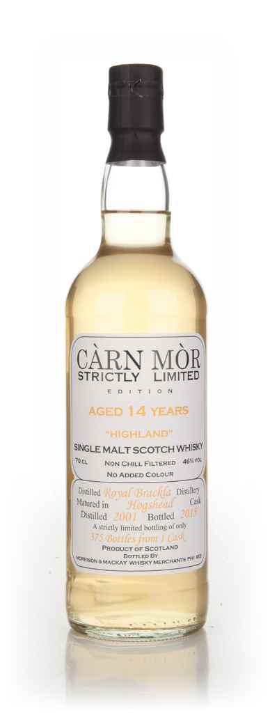 Royal Brackla 14 Year Old 2001 - Strictly Limited (Càrn Mòr) 70cl product image