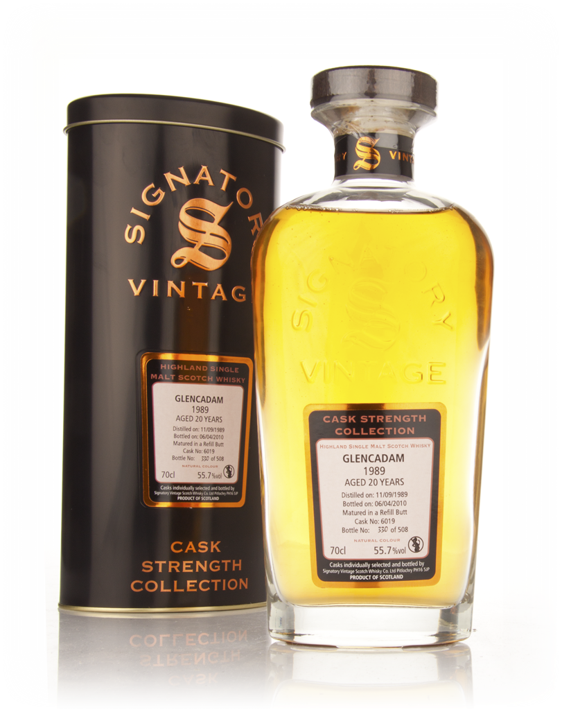 Glencadam 20 Year Old 1989 Cask 6019 - Cask Strength Collection (Signatory) 70cl product image