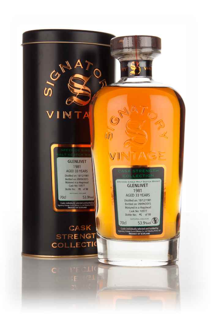 Glenlivet 33 Year Old 1981 (cask 10977) - Cask Strength Collection (Signatory) 70cl product image