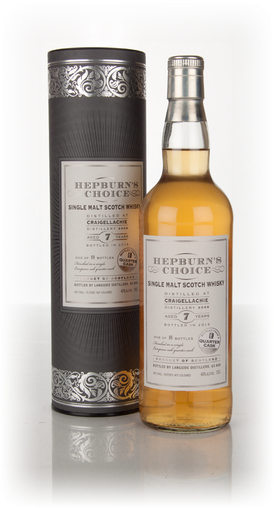 Craigellachie 7 Year Old 2008 (bottled 2015) - Hepburn's Choice (Langside) 70cl product image