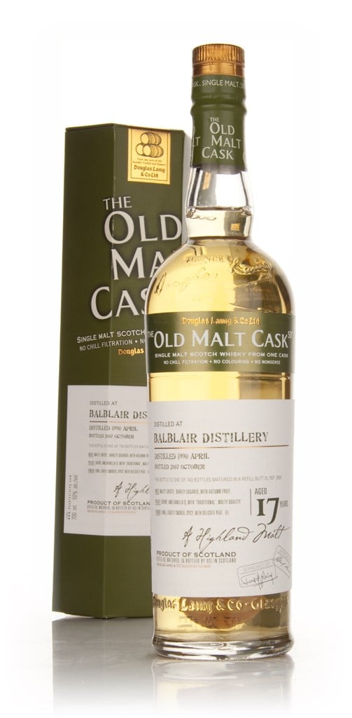 Balblair 17 Year Old 1990 - Old Malt Cask (Douglas Laing) 70cl product image