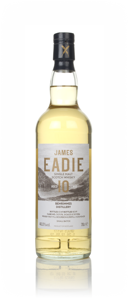 Benrinnes 10 Year Old (casks 307178, 310603 & 300216) - Small Batch (James Eadie) 70cl product image