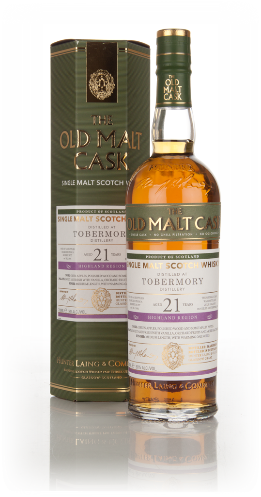 Tobermory 21 Year Old 1994 (cask 11891) - The Old Malt Cask (Hunter Laing) 70cl product image