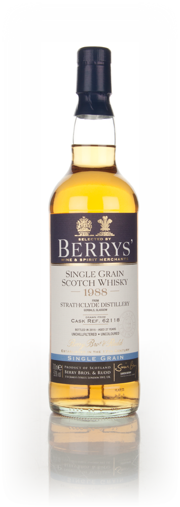 Strathclyde 27 Year Old 1988 (cask 62118) (Berry Bros. & Rudd) 70cl product image