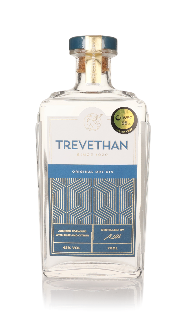 Trevethan Cornish Dry Gin 70cl product image