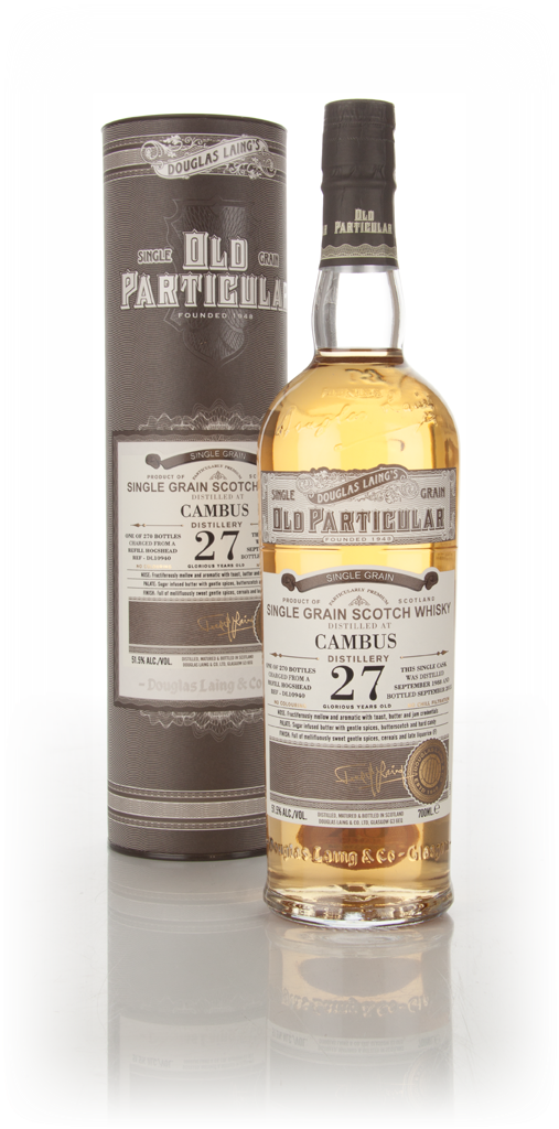 Cambus 27 Year Old 1988 (cask 10940) - Old Particular (Douglas Laing) 70cl product image