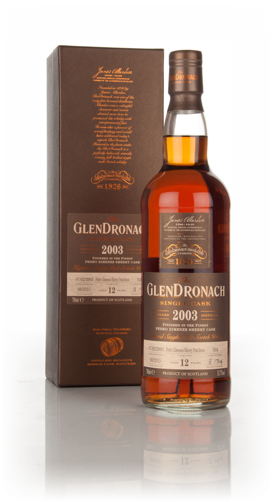 GlenDronach 12 Year Old 2003 (cask 934) - Batch 12 70cl product image