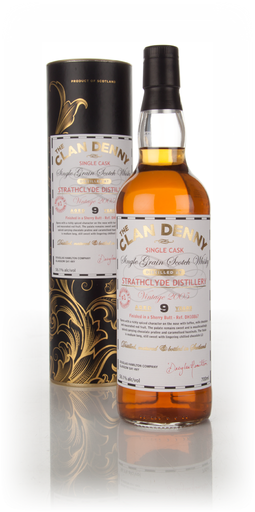 Strathclyde 9 Year Old 2005 (cask 10867) - The Clan Denny (Douglas Laing) 70cl product image