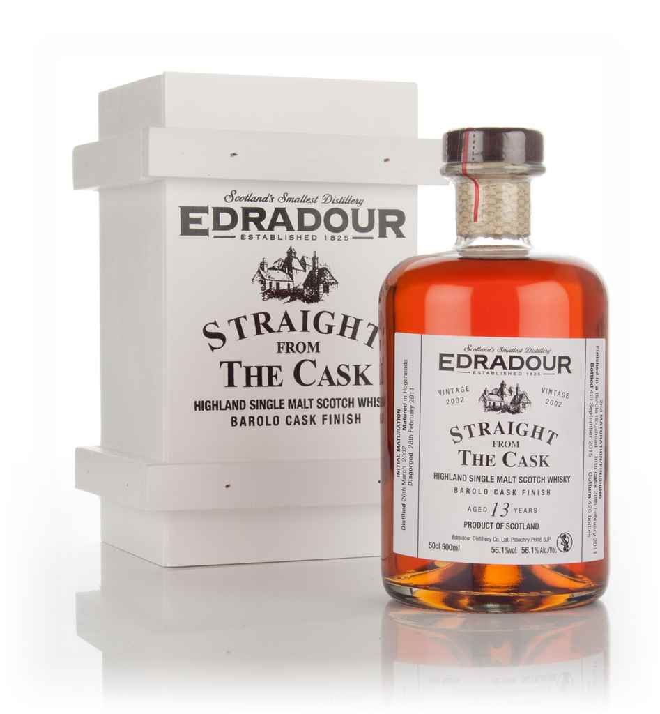 Edradour 13 Year Old 2002 Barolo Cask Finish - Straight From The Cask (56.1%) 50cl product image