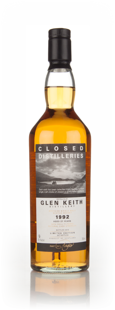 Glen Keith 21 Year Old 1992 - Closed Distilleries (Part Des Anges) 70cl product image