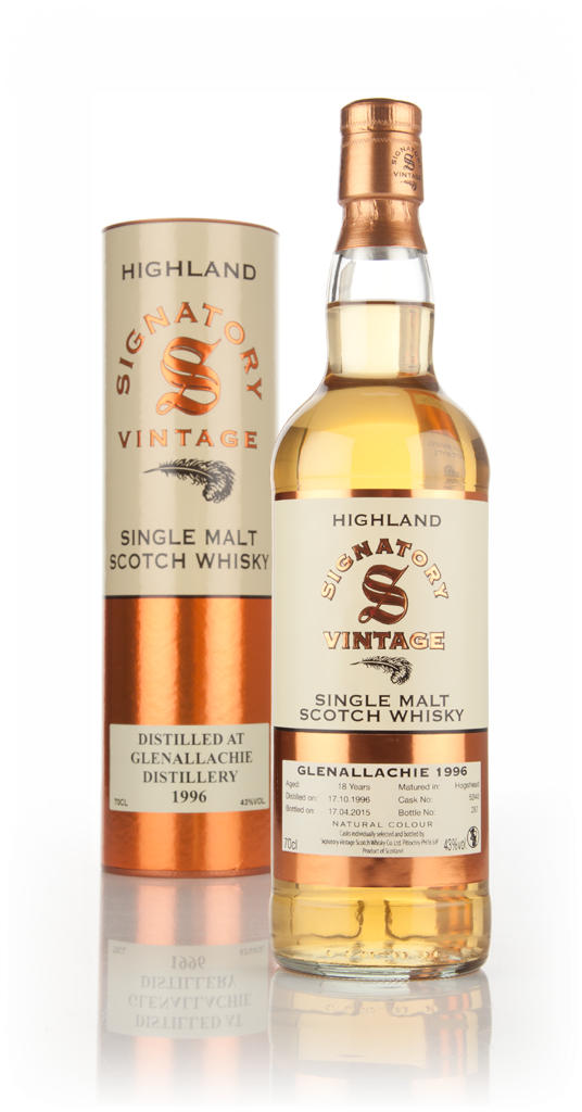 Glenallachie 18 Year Old 1996 (cask 5240) (Signatory) 70cl product image