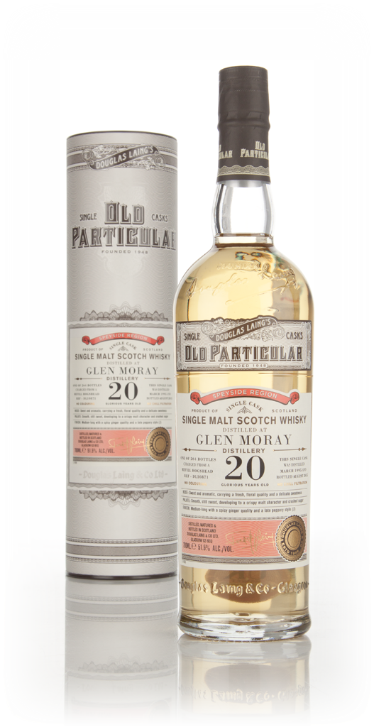 Glen Moray 20 Year Old 1995 (cask 10871) - Old Particular (Douglas Laing) 70cl product image