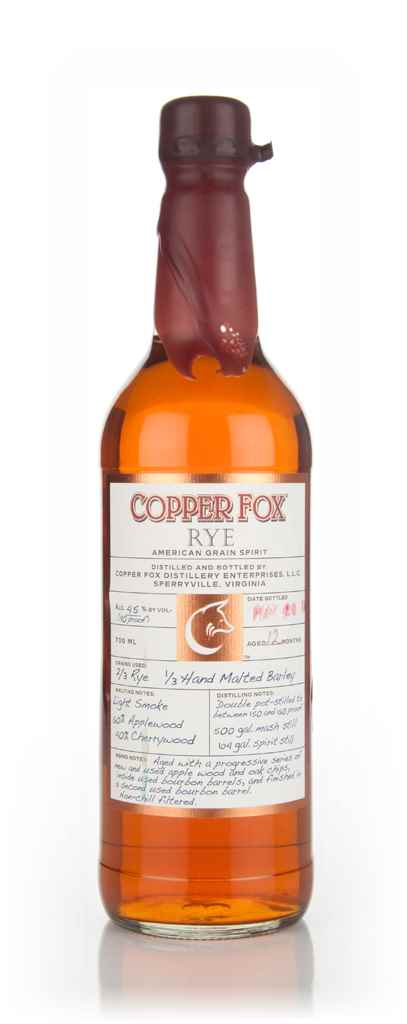 Copper Fox Rye (bottled May 2014) 70cl product image