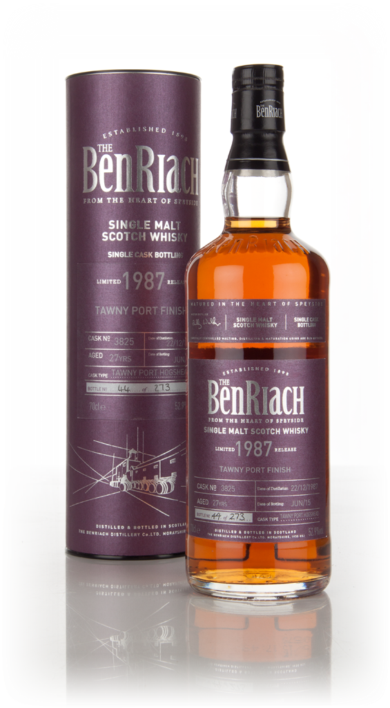 BenRiach 27 Year Old 1987 (cask 3825) - Tawny Port Cask 70cl product image