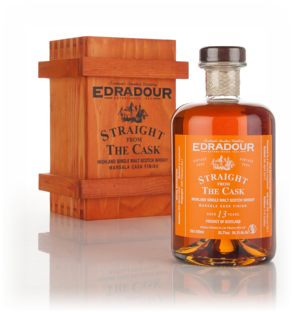 Edradour 13 Year Old 2002 Marsala Cask Finish - Straight from the Cask (55.7%) 50cl product image