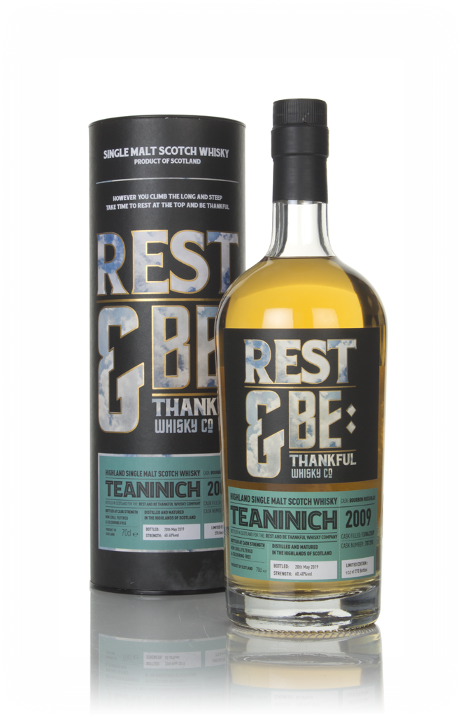 Teaninich 10 Year Old 2009 (cask 707390) - Rest & Be Thankful 70cl product image