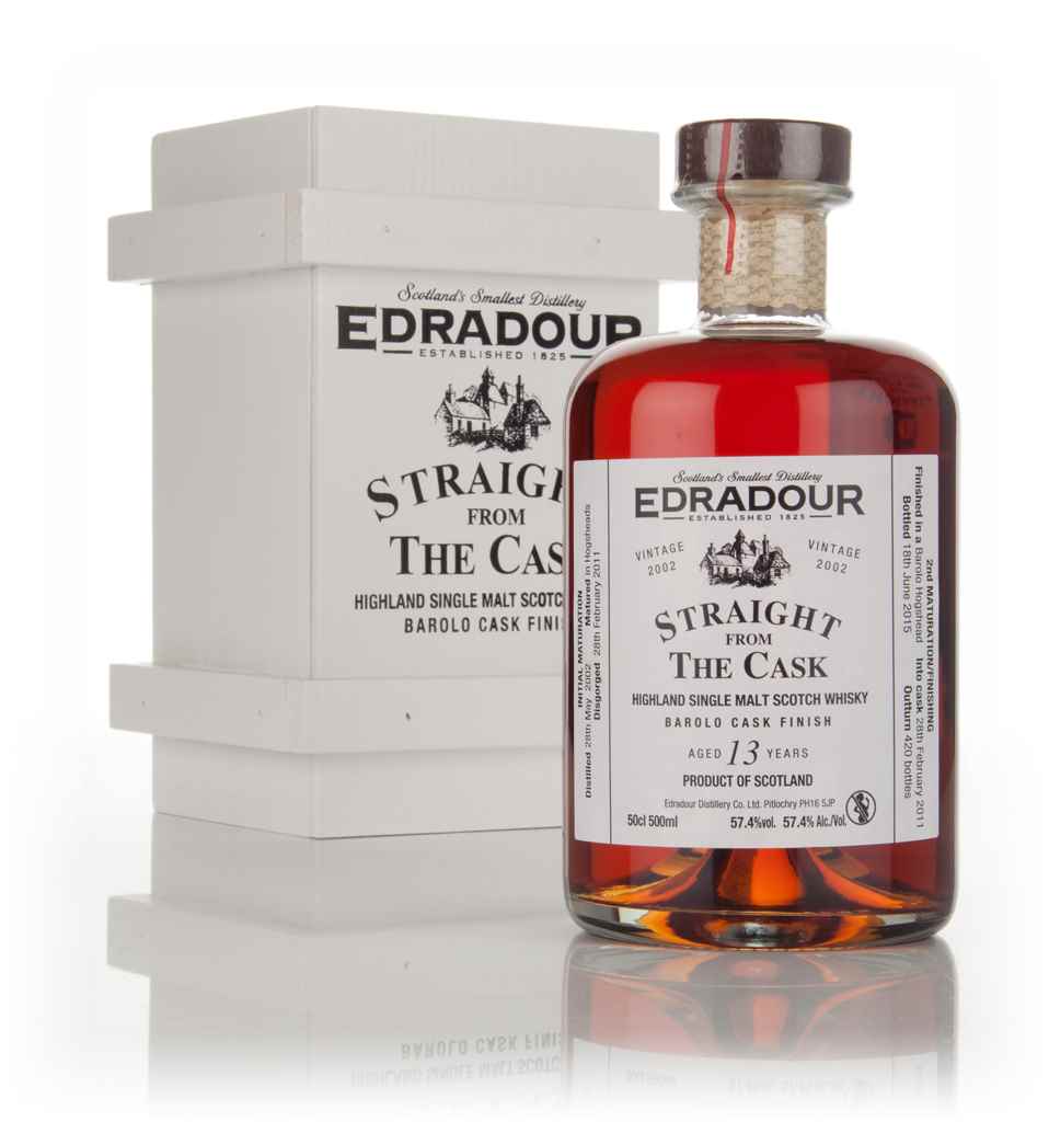 Edradour 13 Year Old 2002 Barolo Cask Finish - Straight From The Cask (57.4%) 50cl product image