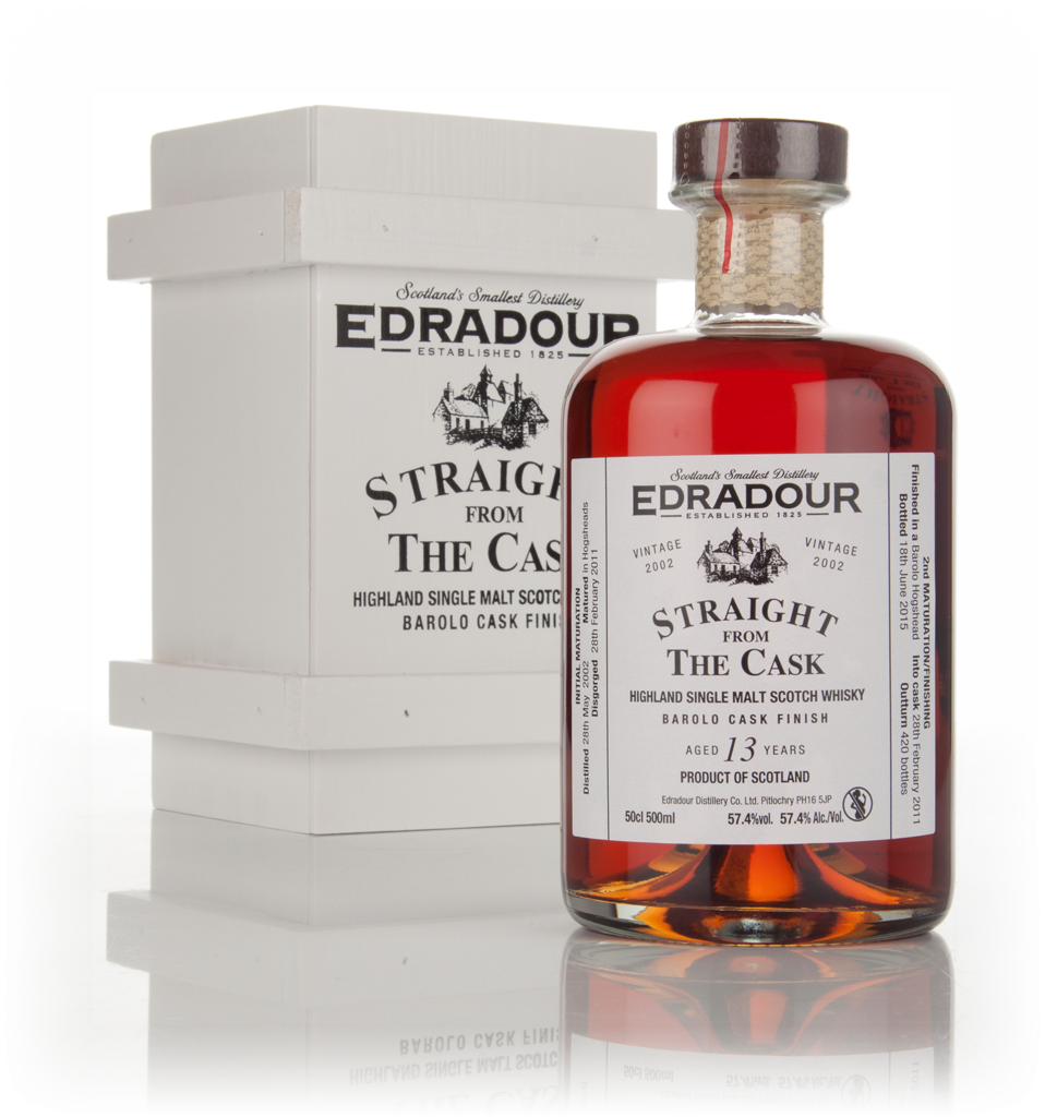 Edradour 13 Year Old 2002 Barolo Cask Finish - Straight From The Cask (57.4%) 50cl product image