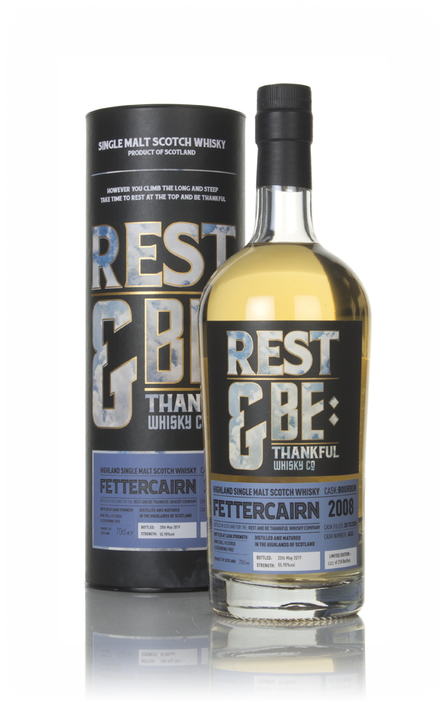 Fettercairn 10 Year Old 2008 (cask 4653) - Rest & Be Thankful 70cl product image
