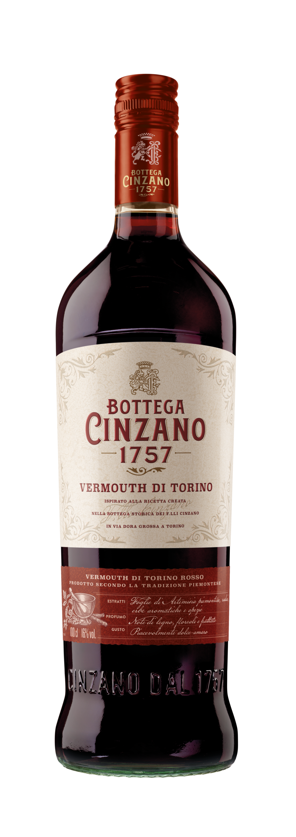 Bottega Cinzano Rosso 1757 100cl product image